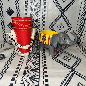 The Greatest Show On Earth Cups -2pc - Tiger‎ & Elephant